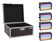 EUROLITE sett 4x LED Super Strobe ABL + koffert