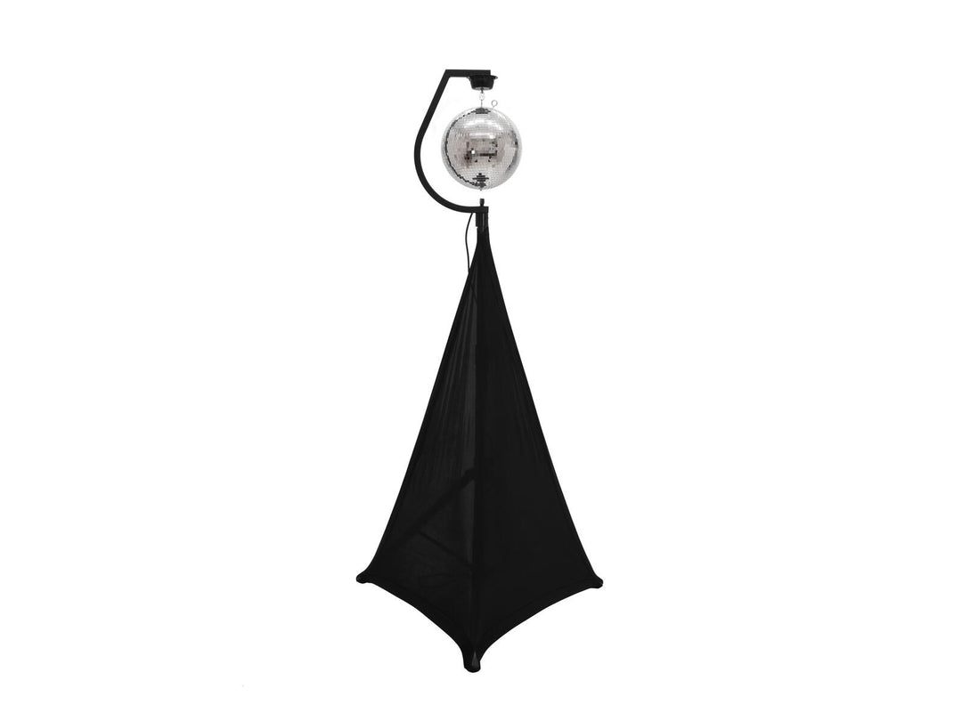 EUROLITE Sett med speilkule 30cm med stativ og tripod cover svart