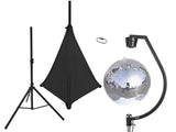 EUROLITE Sett med speilkule 50cm med stativ og tripod cover svart