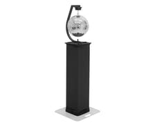 EUROLITE Set speilkule 30 cm med variabelt scenestativ + Cover Black