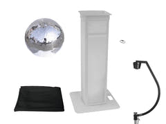 EUROLITE Set Mirror ball 50cm med scenestativ variabelt + Cover black