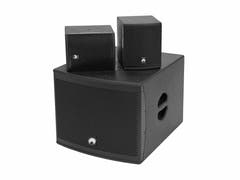 OMNITRONIC Set MOLLY-12A aktiv subwoofer + 2x MOLLY-6 Top 8 ohm, Black