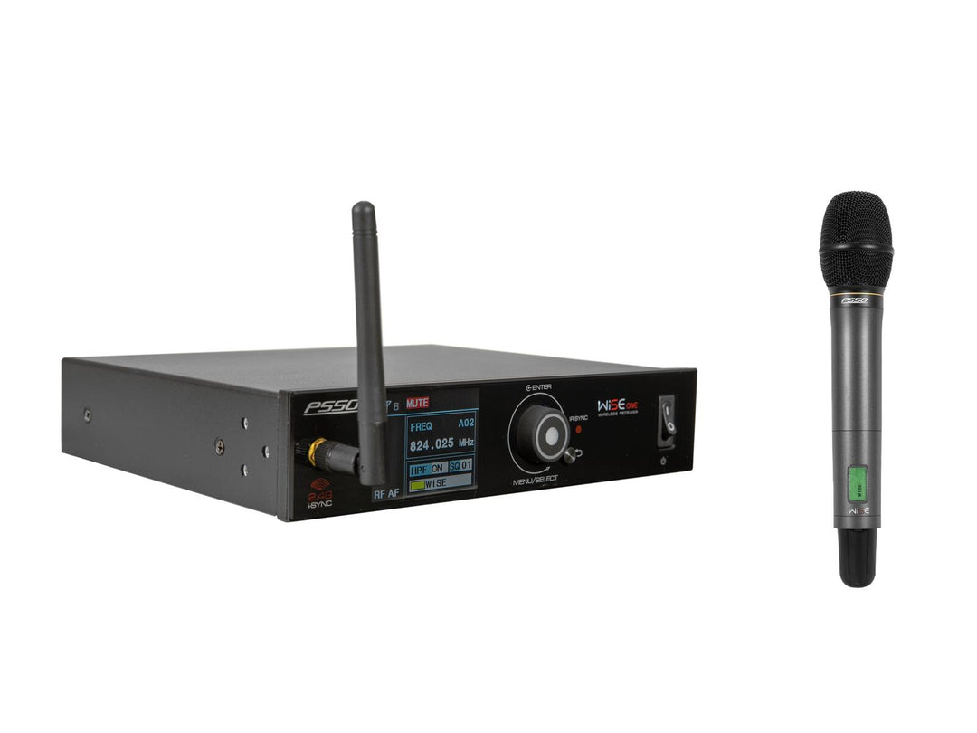 PSSO Set WISE ONE + dynamisk trådløs mikrofon 823-832/863-865MHz