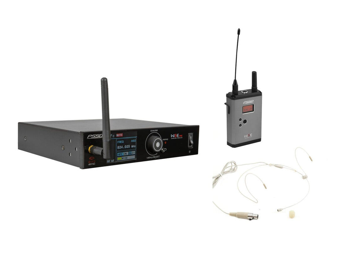 PSSO sett WISE ONE + BP + headset 823-832/863-865MHz