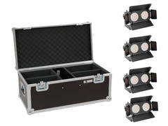 EUROLITE Sett med 4x LED CBB-2 WW/CW Fairlight + koffert