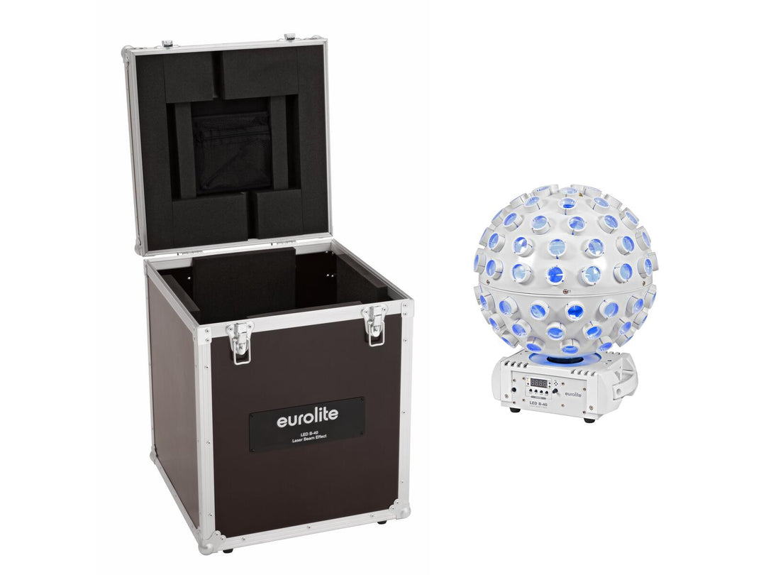 EUROLITE Set LED B-40 Laser Beam Effect White + etui