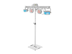 EUROLITE set LED KLS Laser Bar FX Light Set hvit + BPS-2 Loudspeaker Stand hvit