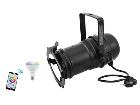 EUROLITE Sett PAR-30 Spot bk + LED PAR-30 RGB/WW/CW WiFi