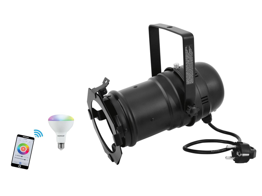 EUROLITE Sett PAR-30 Spot bk + LED PAR-30 RGB/WW/CW WiFi