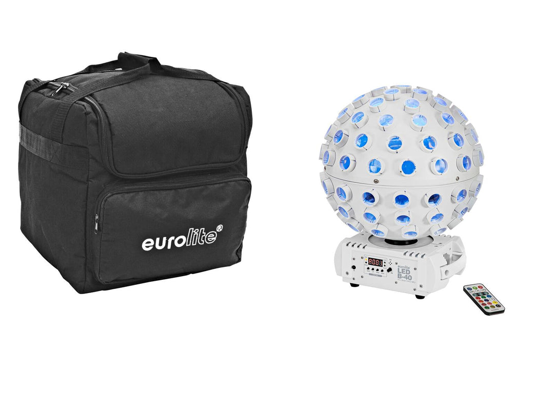 EUROLITE-sett LED B-40 HCL MK2 white + Soft Bag