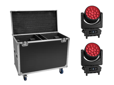 EUROLITE Set 2x LED IP TMH-H760 + etui med hjul