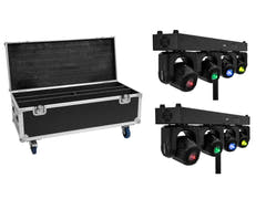 EUROLITE Set 2x LED TMH Bar S120 + koffert med hjul