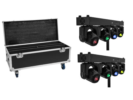 EUROLITE Set 2x LED TMH Bar S120 + koffert med hjul