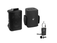 OMNITRONIC Set PORTY-8A trådløst PA-system + Bodypack Transmitter inkl. Lavalier Microphone + Soft Bag