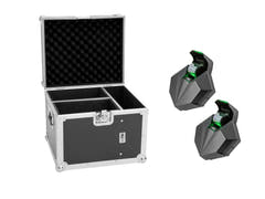 EUROLITE Set 2x LED CAT-80 Stråle Effect + flightcase