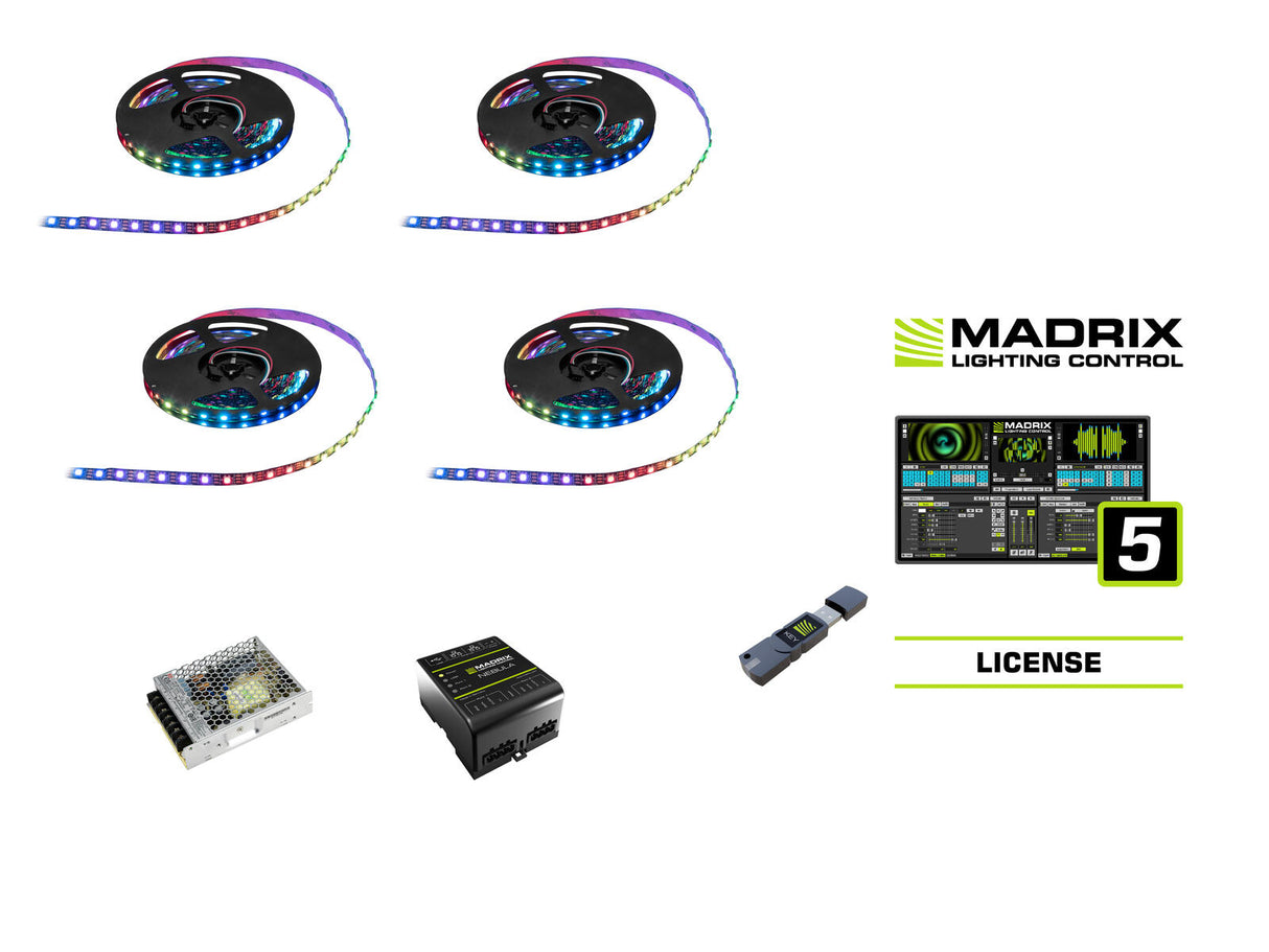 EUROLITE Set Pixel Strip RGB incl. Madrix Start