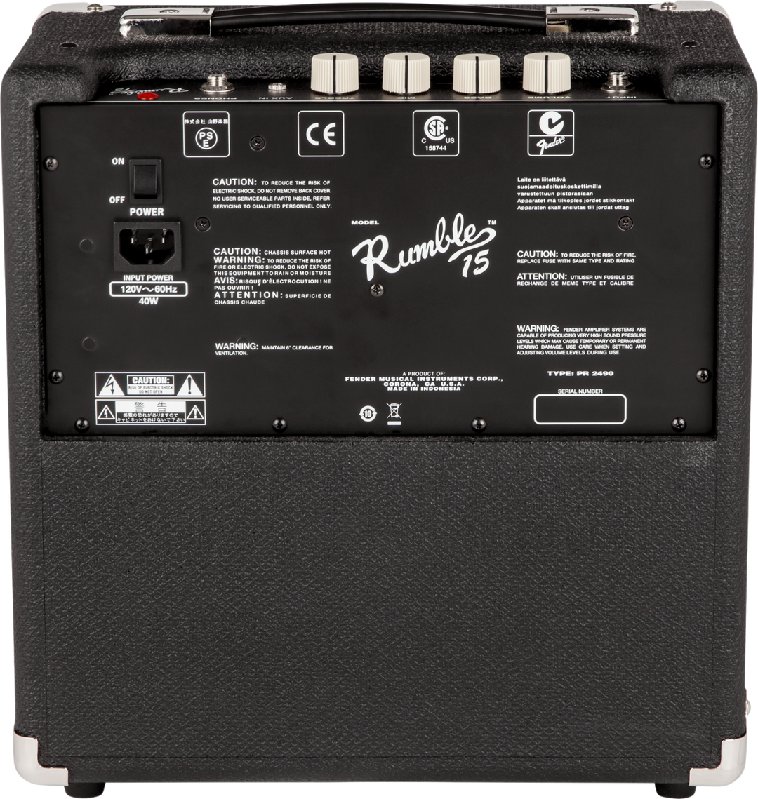 Fender Rumble 15 bassforsterker