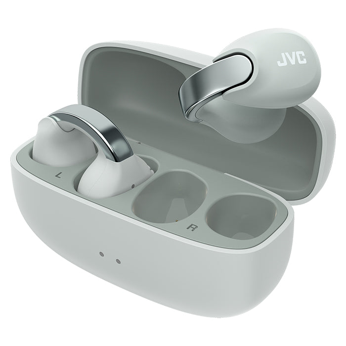 JVC Nearphones HA-NP1T Open Ear Headphones Isgrå