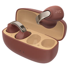 JVC Nearphones HA-NP1T Open Ear Headphones Rød
