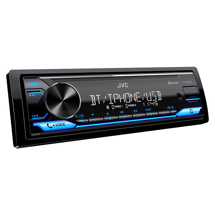 JVC KD-X382BT bilradio med RDS-tuner og Bluetooth 100mm