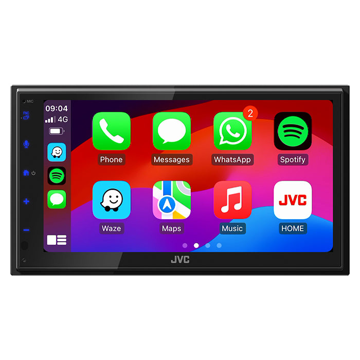 JVC KW-M593BT 2-DIN-radio med CarPlay og Android Auto
