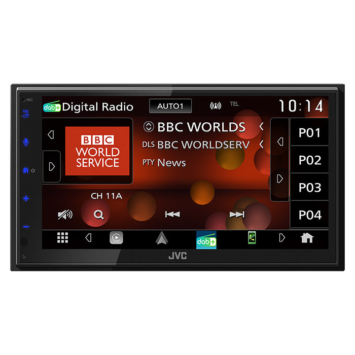 JVC KW-M695DBW AppRadio Apple Carplay og Android Auto