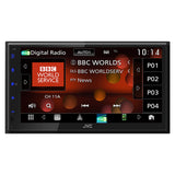 JVC KW-M695DBW AppRadio Apple Carplay og Android Auto