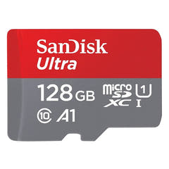 SanDisk Ultra SD-kort inkl. adapter 128GB