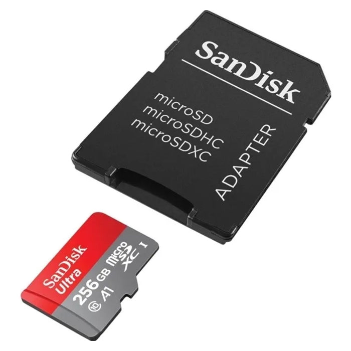 SanDisk Ultra SD-kort inkl. adapter 256GB
