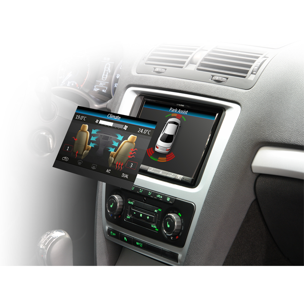 Alpine CAN til video VW (klimastyring)
