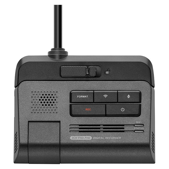 Alpine DVR-F790 dashcam med Wi-Fi, GPS og dokkingstasjon