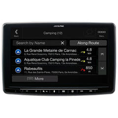 Alpine INE-F904DC Halo9 med navigasjon og lastebilkart