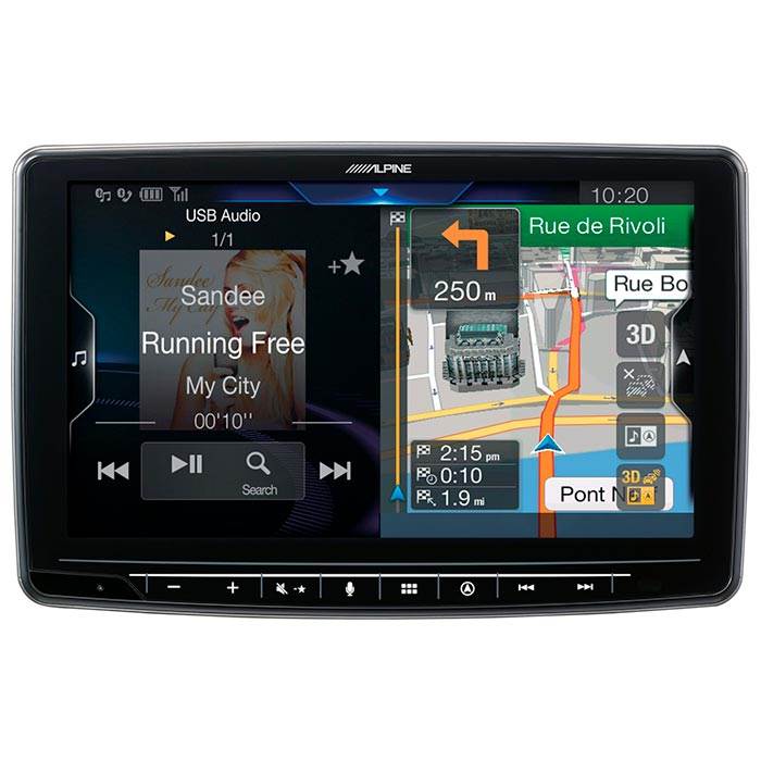 Alpine HALO9 INE-F904D Apple Carplay , Navigasjon, Android og Bluetooth