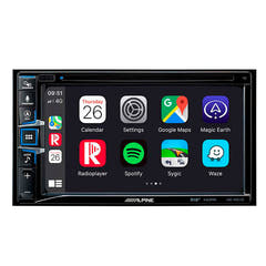 Alpine INE-W611DC 2-DIN multimediestasjon med lastebilkort