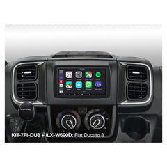 Alpine KIT-7FI-DU8 monteringssett 7" Fiat Ducato modell 8 2022-