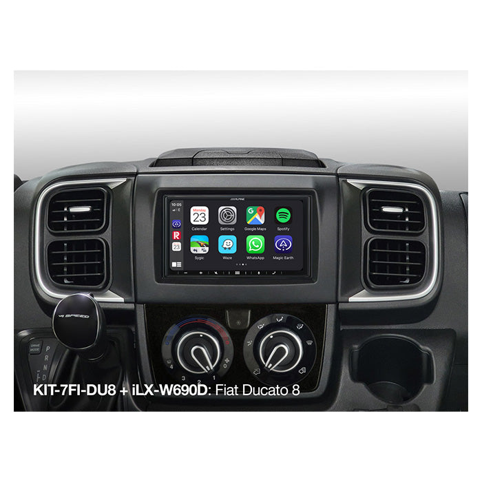 Alpine KIT-7FI-DU8 monteringssett 7" Fiat Ducato modell 8 2022-