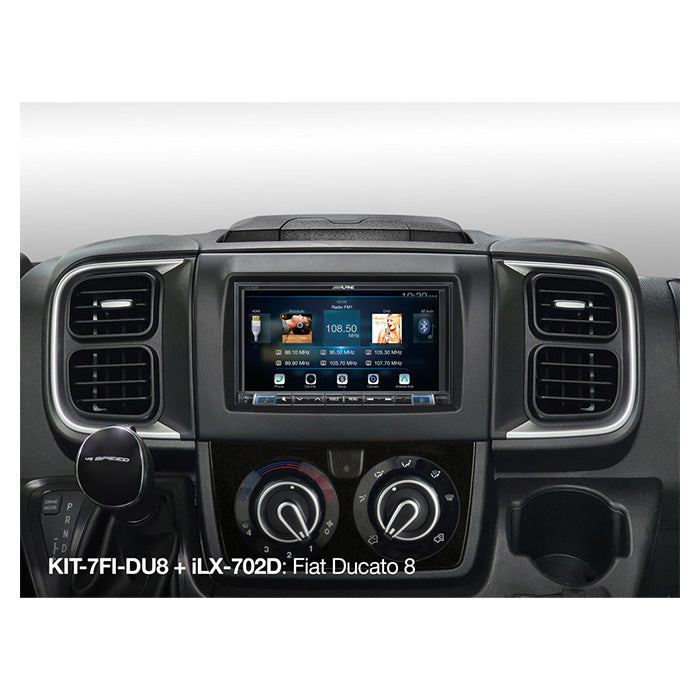 Alpine KIT-7FI-DU8 monteringssett 7" Fiat Ducato modell 8 2022-