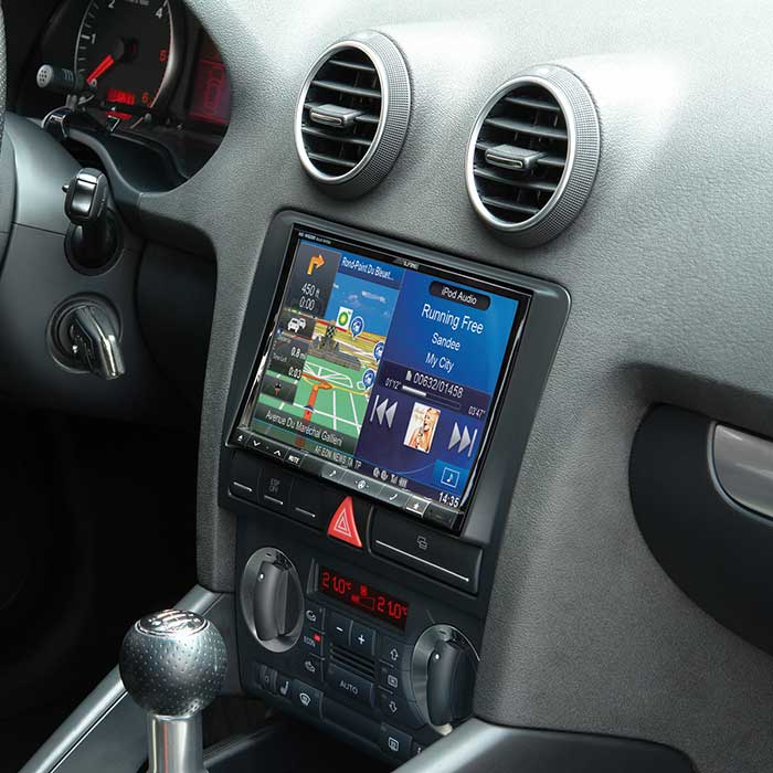 2-DIN 8" sett til Audi A3 u/display
