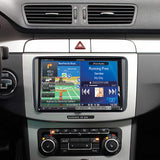 2-DIN 8" monteringssett f. VW m/hvitt display