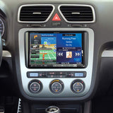 2-DIN 8" monteringssett f. VW m/hvitt display