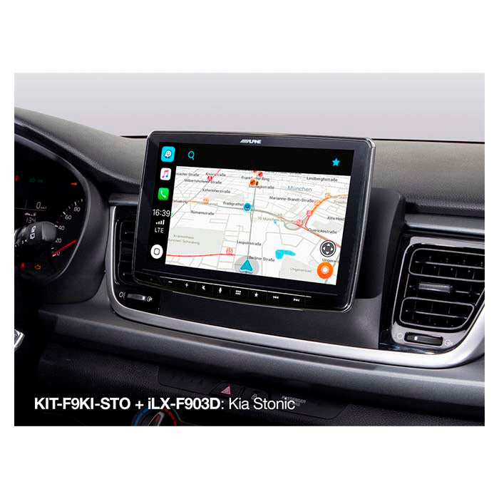 Alpine 9" monteringssett Kia stonic 2017->