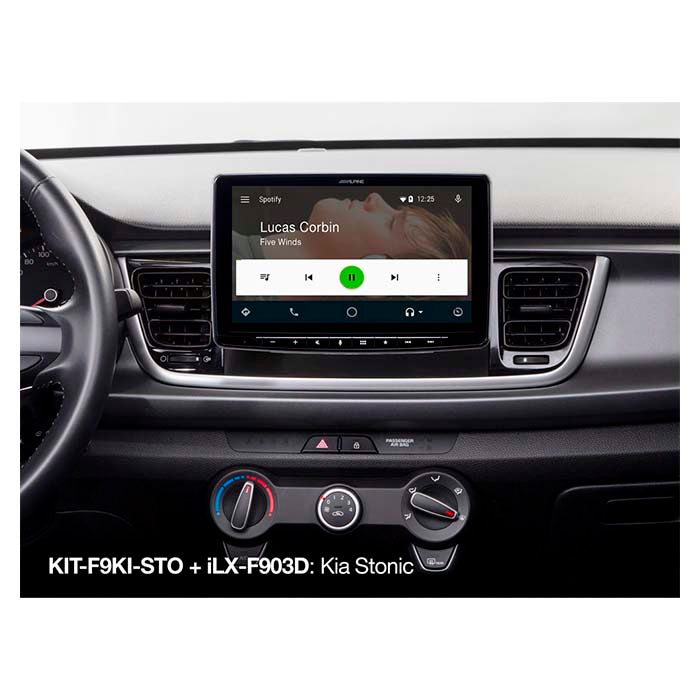 Alpine 9" monteringssett Kia stonic 2017->