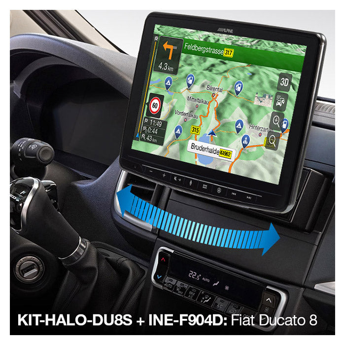 Alpine-sett til Halo 9 og 11 til Fiat Ducato 8