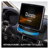 Alpine-sett til Halo 9 og 11 til Fiat Ducato 8