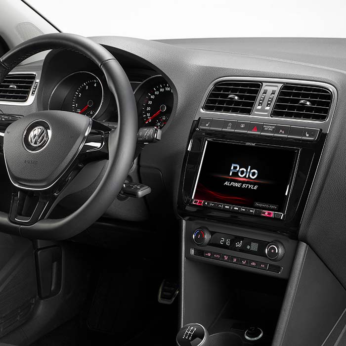 2-DIN 8" sett til VW Polo 5/GTI 2014->