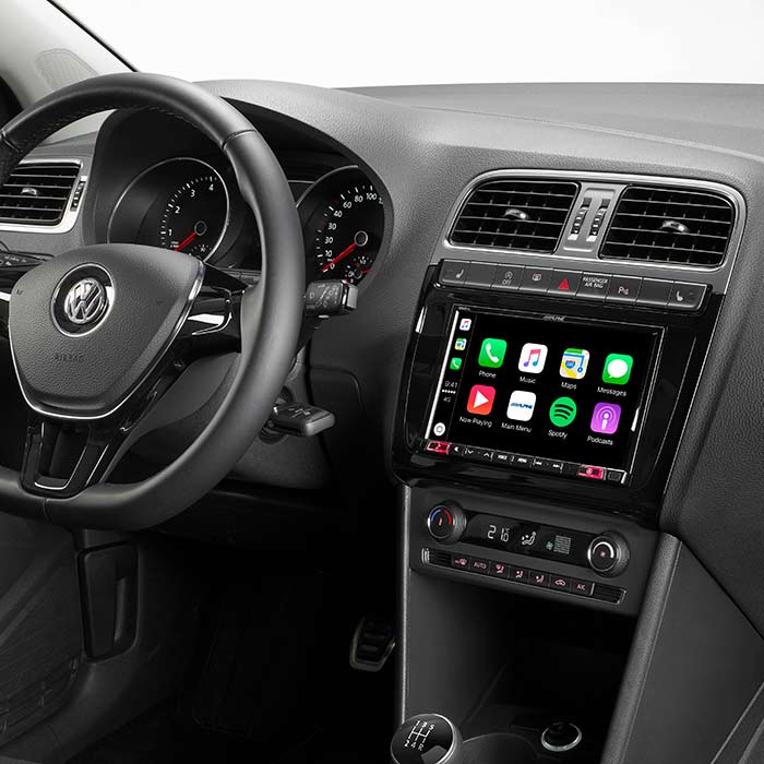 2-DIN 8" sett til VW Polo 5/GTI 2014->