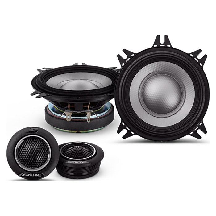 Alpine S2-S40C 10 cm 2-veis komponentsett med høyttaler