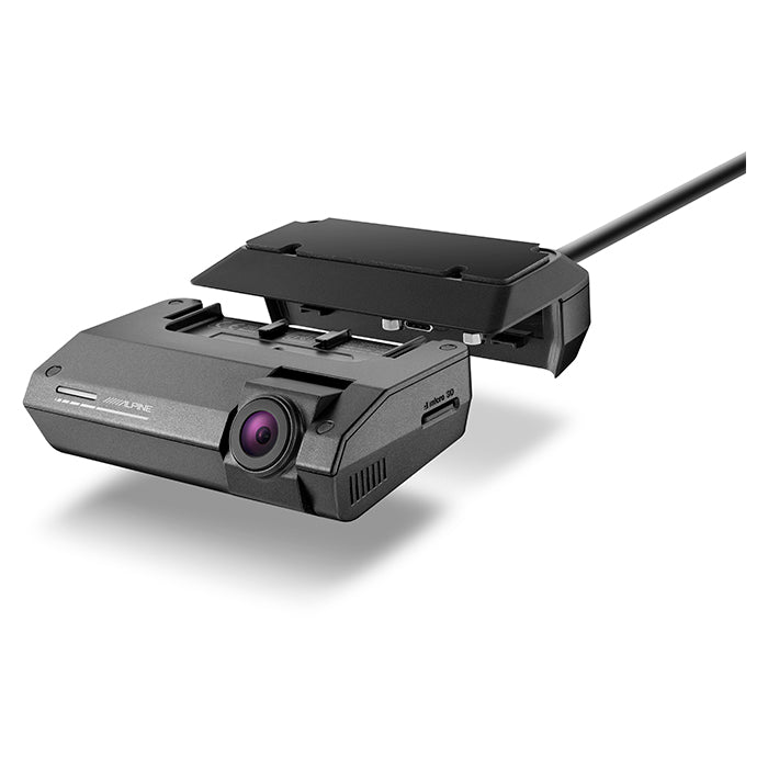 Alpine DVR-F790 dashcam-sett med 2 sidekameraer