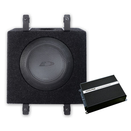 Alpine DSP og subwoofer for MB Sprinter W907/W910