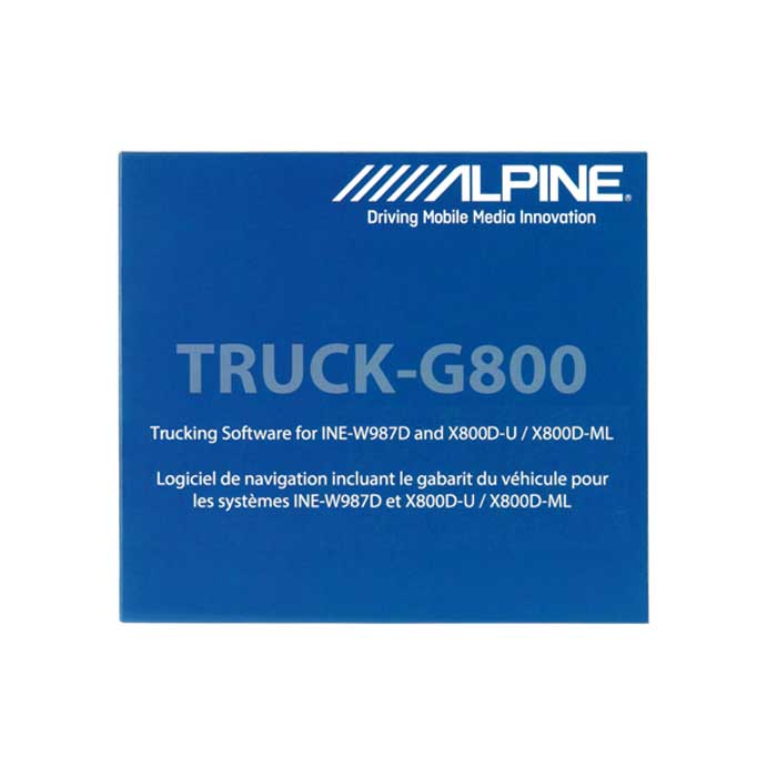 Alpine truck-kart til INEW987D/X800